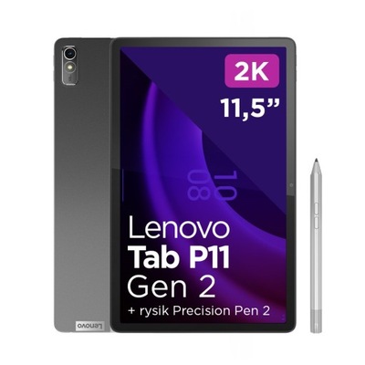 Lenovo Tab P11 (2nd Gen) 11.5" 6/128GB LTE Storm Grey (ZABG0184PL)