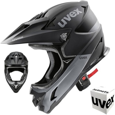 Kask UVEX HLMT 10 BIKE FULL FACE 60-62cm black