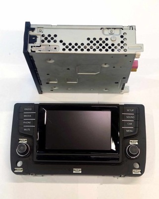 VW GOLF VII RADIO EKRANĖLIS KRUMPLIARATIS MMI 5G0035824 + 5G0919605 