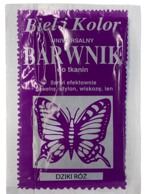 BARWNIK DO TKANIN | DZIKI RÓŻ | FARBA Z MOTYLEM