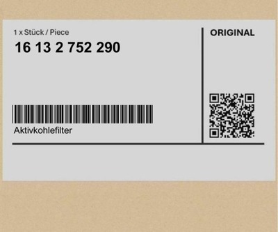 Фільтр з вугіллям активованим mini cabrio r57 r57 lci clubman r55 r55 lci coupe r фото №1