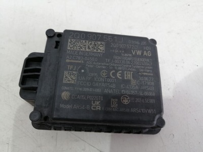 Радар датчик 2q0907561j фото №1