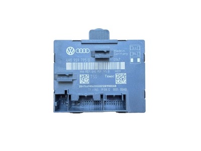 Audi a8 4h d4 блок керування двері 4h0959795b фото №1