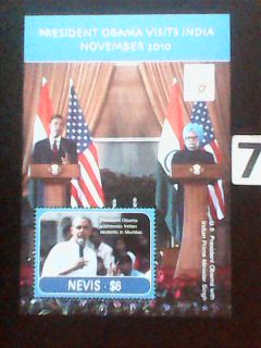 Prezydenci , B. Obama ,Nevis MNH