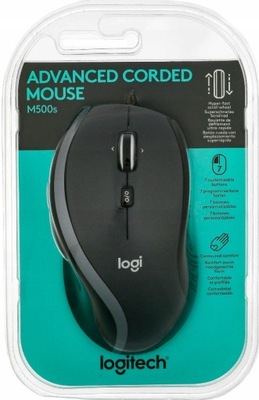 Mysz dla graczy Logitech Mouse M500S 4000dpi