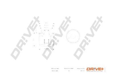 DRIVE+ ФІЛЬТР МАСЛА RENAULT БЕНЗИН 1.2 98-10 C LIO II