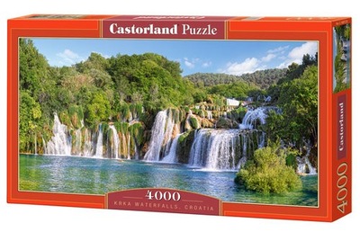 Puzzle Krka Waterfalls, Croatia 4000 - Castorland