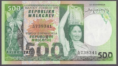 Madagaskar - 500 franków 1974 (aUNC)