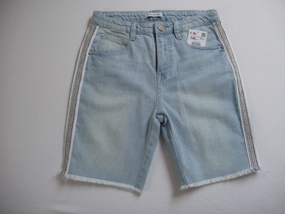 RESERVED krótkie spodenki r 146 jeans bermudy