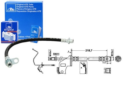 Шланг тормозной opel astra h 1.8 l48 фото №1