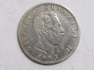 MONETA WŁOCHY 20 CENT 1863 r(4)