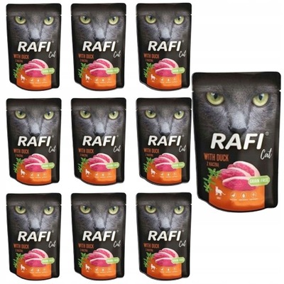 Rafi Cat saszetka kaczka 10 x 100 g