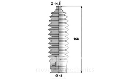 КОМПЛЕКТ КОРПУСУ СТАБІЛІЗАТОРА KIERWONICZEGO NIPPARTS 34137A