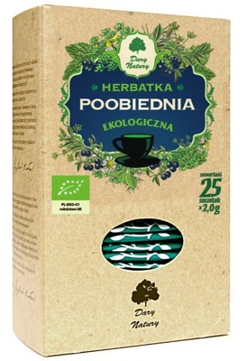 Herbatka POOBIEDNIA BIO (25 x 2g) Dary Natury