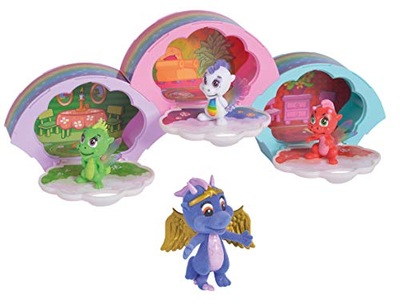 Simba 105951022 Safiras Rainbow Friends Dragon Figure, Pack of 3, Boxes to