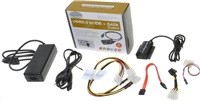 PREMIUMCORD USB 2.0 - IDE + SATA adapter s kabelem a přídavným zasilaczem