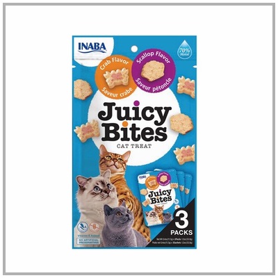 Inaba Juicy Bites Przysmak Dla Kota Przegrzebki i Krab 3x11,3g