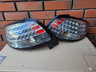 PEUGEOT 206 REAR REAR LAMPS LED TUNING WHITE COLOR  