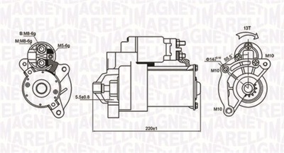 MAGNETI MARELLI 063720594010 ARRANCADOR  