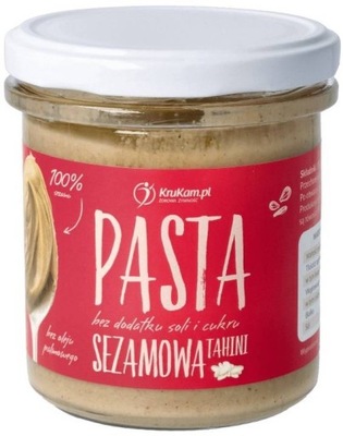 Pasta Tahini MASŁO SEZAMOWE SEZAM Mielony Chałwa