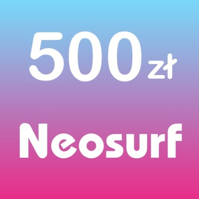 Neosurf 500 zł Voucher, 500 PLN Kod, Kupon, Karta