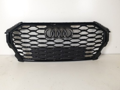 Audi q3 83a lift решётка радиатора решётка радиатора бампера sline black фото №1