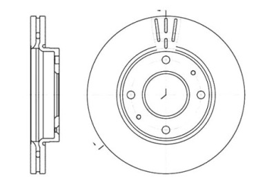 Remsa гальмівні диски гальмівні 2szt hyundai elantra 1.6 x фото №1