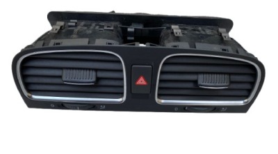 Решётка обдув средняя vw golf vi хром 5k0 фото №1