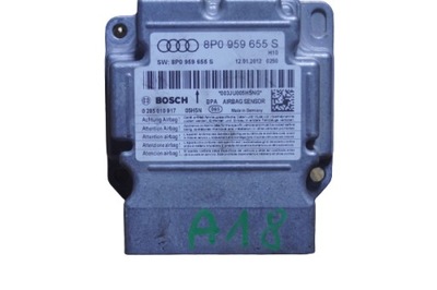 Модуль датчик подушка безопасности audi a3 8p0 lift 8p0959655s фото №1