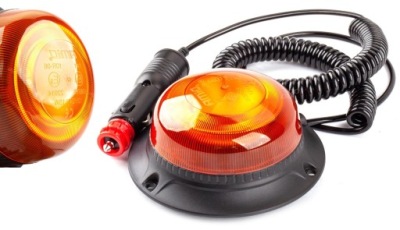 Лампа błyskowa предупредительная светодиоды led kogut штекер pod разъём прикуривателя фото №1