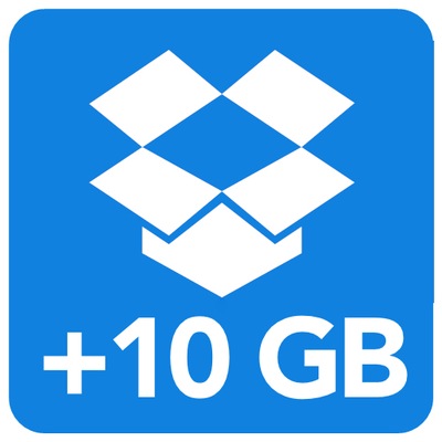 DROPBOX DOŁADOWANIE +10GB DOŻYWOTNIE