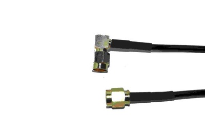 Kabel wtyk SMA kątowy/wtyk RSMA prosty RG174 50cm