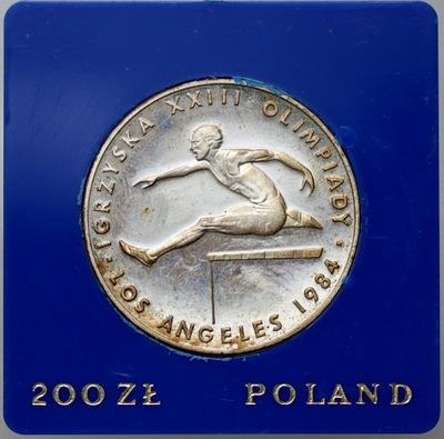 PRL, 200 złotych 1984, Olimpiada w Los Angeles 1984