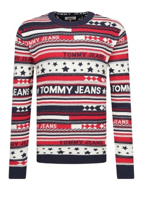 TOMMY HILFIGER SWETER TJM AMERICANA DM0DM06995 XS