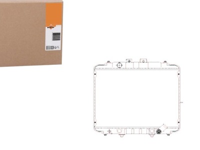 Радиатор mitsubishi l300 nrf фото №1