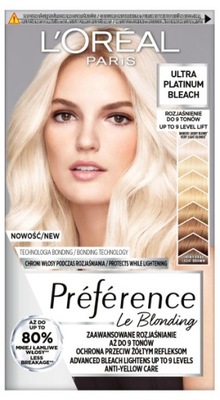 L'Oréal Paris Préférence Rozjaśniacz do Włosów Ultra Platinum Bleach