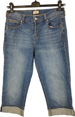 LEVI'S Jeansowe SPODNIE 3/4 515 Capri rozm 36/38