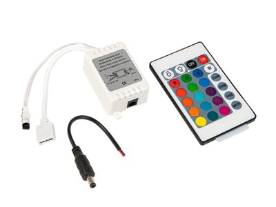 70-790# Sterownik taśm led rgb 24-key pil. ir hq