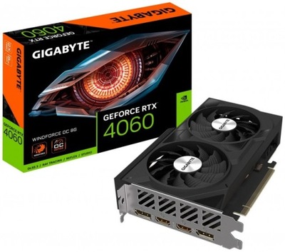 Gigabyte GeForce RTX 4060 WINDFORCE OC 8GB DLSS 3