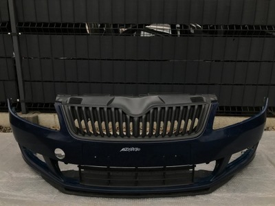 Skoda fabia 2 ii 5j бампер перед lift 2010-2014 фото №1