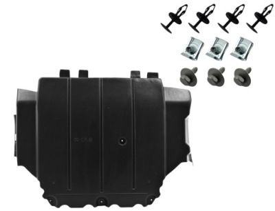 Dodge caliber 05-11 накладка под двигатель + клипсы фото №1