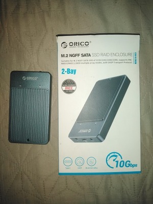 ORICO Obudowa na 2 dyski SSD M.2 SATA USB TYP C