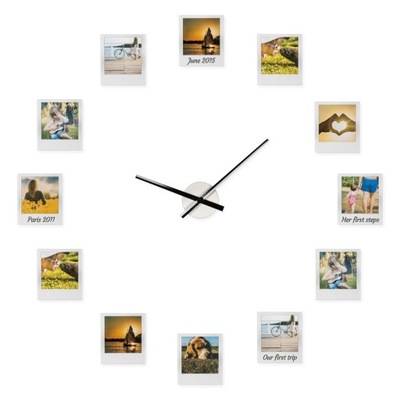 (hs) - Zegar z ramkami na zdjęcia Impressions Clock - ORYGINAŁ !
