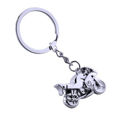 3D MINI MOTORCYCLE MOTORBIKE COOL SILVER METAL  