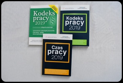 Kodeks pracy 2019 x2 oraz Czas pracy + płyta