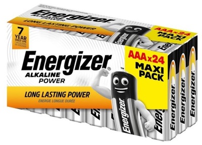 Bateria ENERGIZER ALKAICZNA LR3 AAA Mocne 24szt.