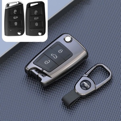 B FLIP GUNCAR KEY POLTER DE RECUBRIMIENTO DIFUSORES PARA VW VOLKSWAGEN PASSAT B8 CC POR  