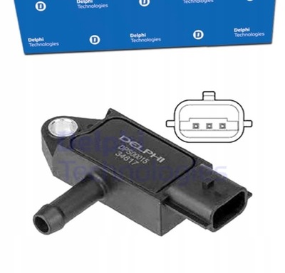 SENSOR DE PRESIÓN GASES DE ESCAPE PARA DACIA LOGAN MCV II 1.5  