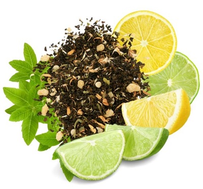 Herbata czarna liść Basilur Lemon Lime CYTRYNA LIMONKA 100g - UZUPEŁNIACZ