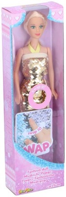 Lalka typu Barbie cekinowa sukienka CELEBRYTKA Z